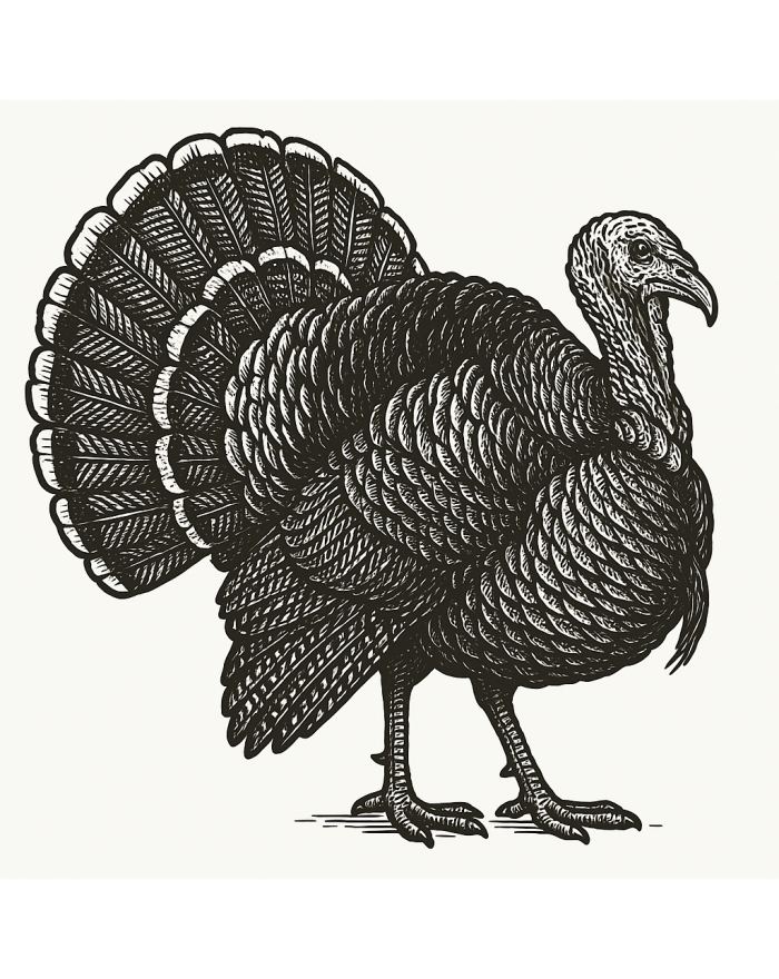 Skrzydła z czarnego indyka EKO